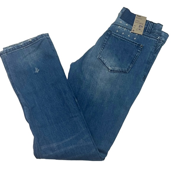 Ksubi Boyfriend Denim Jeans Distressed - Picture 12 of 13